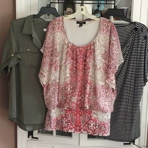 3 tops- like new/excellent condition!